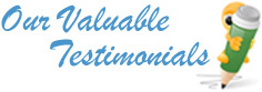 Our Valuable Testimonials